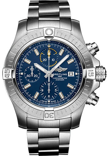 Breitling Avenger A13317101C1A1 Chronograph 45 Stainless Steel - Blue Dial - Metal Bracelet