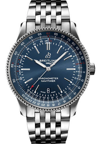 Breitling Navitimer A17326161C1A1 Automatic 41 Stainless Steel - Blue Dial - Metal Bracelet