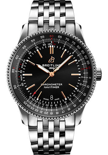 Breitling Navitimer A17326241B1A1 Automatic 41 Stainless Steel - Black Dial - Stainless Steel Bracelet