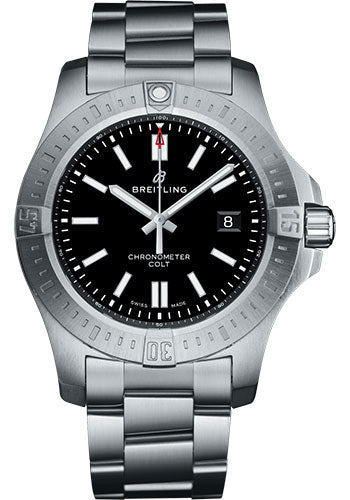 Breitling Chronomat A17388101B1A1 Colt Automatic 44 Steel Case - Volcano Black Dial - Steel Pilot Bracelet Main image