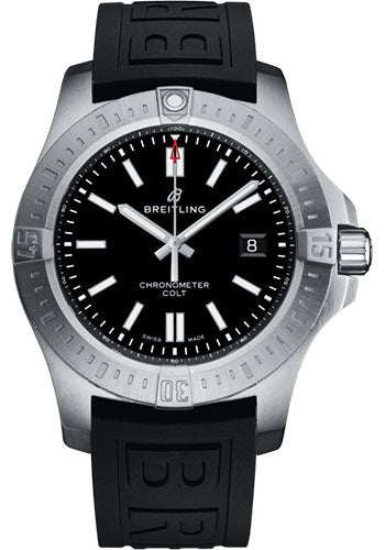 Breitling A17388101B1S1 Colt Automatic Stainless Steel - Black Dial - Black Rubber Strap - Folding Buckle Main image