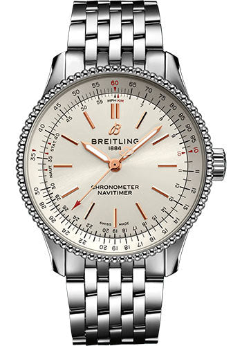 Breitling Navitimer A17395F41G1A1 Automatic 35 Stainless Steel - Silver Dial - Metal Bracelet Main image
