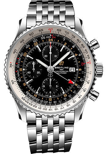 Breitling Navitimer A24322121B2A1 Chronograph GMT 46 Steel - Black Dial - Steel Bracelet