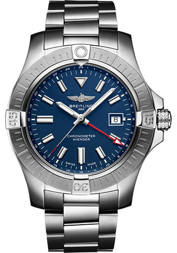Breitling Avenger A32395101C1A1 Automatic GMT 45 Stainless Steel - Blue Dial - Metal Bracelet Main image