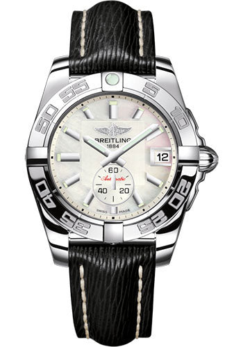 Breitling A3733012/A716/213X/A16BA.1 Galactic 36 Automatic Steel - Pearl Dial - Black Sahara Strap