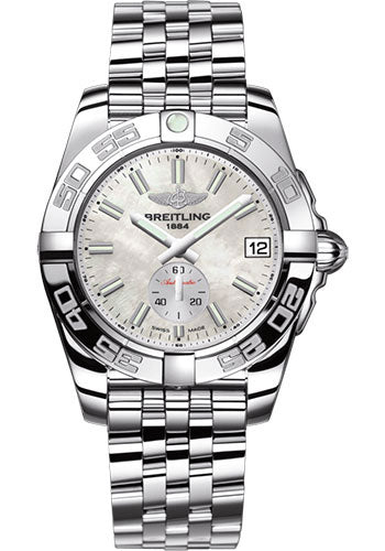 Breitling A3733012/A788/376A Galactic 36 Automatic Steel - Mother-Of-Pearl Dial - Steel Bracelet