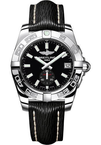 Breitling A3733012/BE77/213X/A16BA.1 Galactic 36 Automatic Steel - Onyx Black Dial - Black Sahara Strap