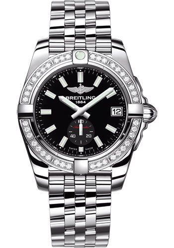 Breitling A37330531B1A1 Galactic 36 Automatic Steel - Onyx Black Dial - Steel Bracelet Main image