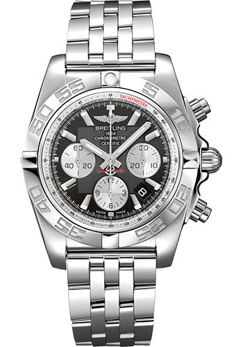 Breitling Chronomat AB0110121B1A1 44 Steel polished - Onyx Black Dial - Steel Bracelet Main image