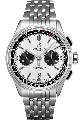 Breitling Premier AB0118221G1A1 B01 Chronograph 42mm Steel Case - Silver Dial - Steel Bracelet Main image
