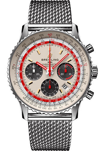 Breitling Navitimer AB01219A1G1A1 B01 Chronograph 43 TWA Steel - White Dial - Steel Bracelet Main image