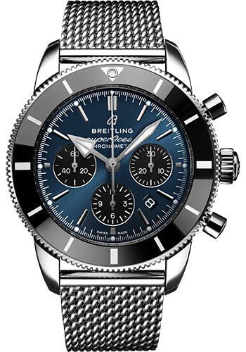Breitling Superocean Heritage AB0162121C1A1 B01 Chronograph 44 Steel - Blackeye Blue Dial - Steel Bracelet
