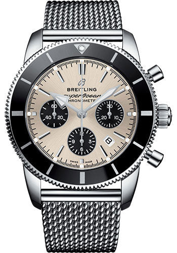 Breitling Superocean Heritage AB0162121G1A1 II B01 Chronograph 44 Steel Case - Silver Dial - Steel Aero Classic Bracelet Main image