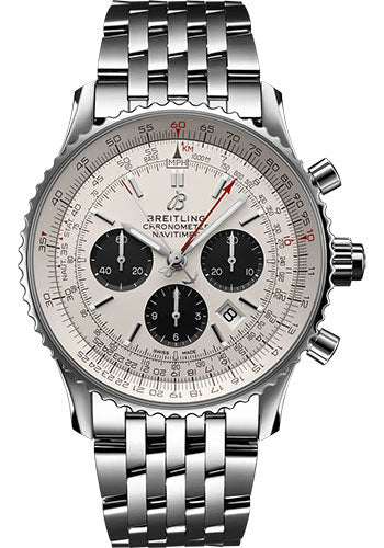 Breitling Navitimer AB0311211G1A1 B03 Chronograph Rattrapante 45 Stainless Steel - Silver Dial - Metal Bracelet Main image