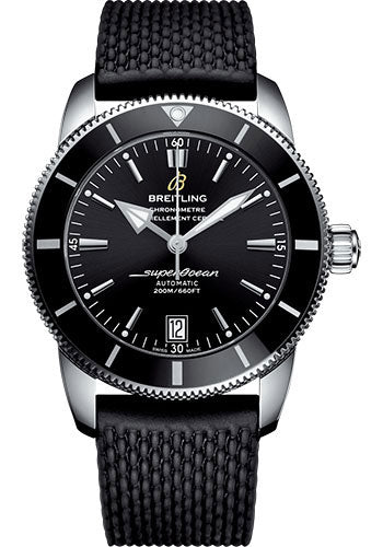 Breitling Superocean Heritage AB2010121B1S1 II B20 Automatic 42 Steel Case - Volcano Black Dial - Black Rubber Aero Classic Strap Main image