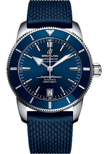 Breitling Superocean Heritage AB2010161C1S1 II B20 Automatic 42 Steel Case - Gun Blue Dial - Blue Rubber Aero Classic Strap Main image