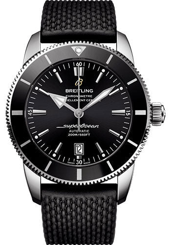 Breitling Superocean Heritage AB2020121B1S1 II B20 Automatic 46 Steel Case - Volcano Black Dial - Black Rubber Aero Classic Strap