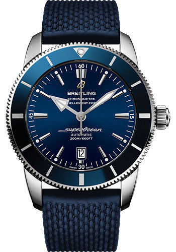 Breitling Superocean Heritage AB2020161C1S1 II B20 Automatic 46 Steel Case - Gun Blue Dial - Blue Rubber Aero Classic Strap