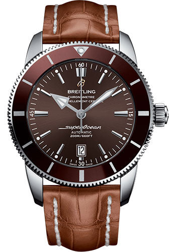 Breitling Superocean Heritage AB202033/Q618/755P/A20D.1 II 46 Steel Case - Copperhead Bronze Dial - Gold Croco Strap Main image