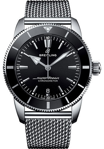 Breitling Superocean Heritage AB2030121B1A1 II B20 Automatic 44 Steel Case - Black Dial - Steel Aero Classic Bracelet