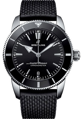 Breitling Superocean Heritage AB2030121B1S1 II B20 Automatic 44 Steel Case - Black Dial - Black Rubber Aero Classic Strap