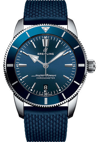 Breitling Superocean Heritage AB2030161C1S1 II B20 Automatic 44 Steel Case - Blue Dial - Blue Rubber Aero Classic Strap