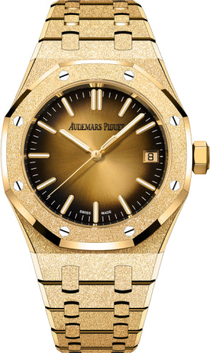 Audemars Piguet Royal Oak 15550BA.GG.1356BA.01 Frosted 37mm Yellow Gold Main image