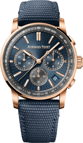 Audemars Piguet Code 11.59 26393OR.OO.A056KB.01 41mm Chronograph Pink Rose Gold Green Dial Main image