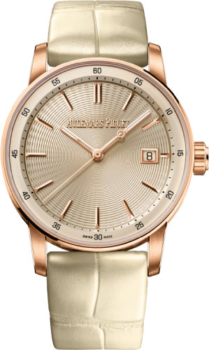 Audemars Piguet Code 11.59 77410OR.OO.A825CR.01 Selfwinding 38mm Pink Rose Gold Ivory Dial Main image