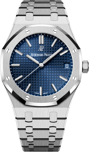 Audemars Piguet Royal Oak 15503BC.OO.1220BC.01 41mm Selfwinding White Gold Blue Dial