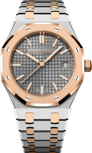 Audemars Piguet Royal Oak 77450SR.OO.1361SR.03 Self Winding Steel/Pink Rose Gold 34mm Grey Dial Main image