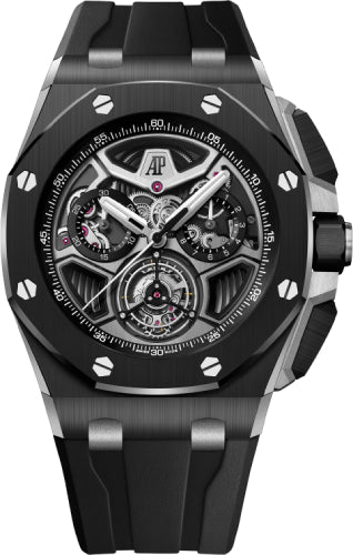 Audemars Piguet Royal Oak Offshore 26622CE.OO.D002CA.01 43mm Tourbillon Chronograph Ceramic/Titanium