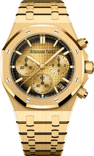 Audemars Piguet Royal Oak Chronograph 26240BA.OO.1320BA.02 Smoked 41mm Yellow Gold Dial Main image