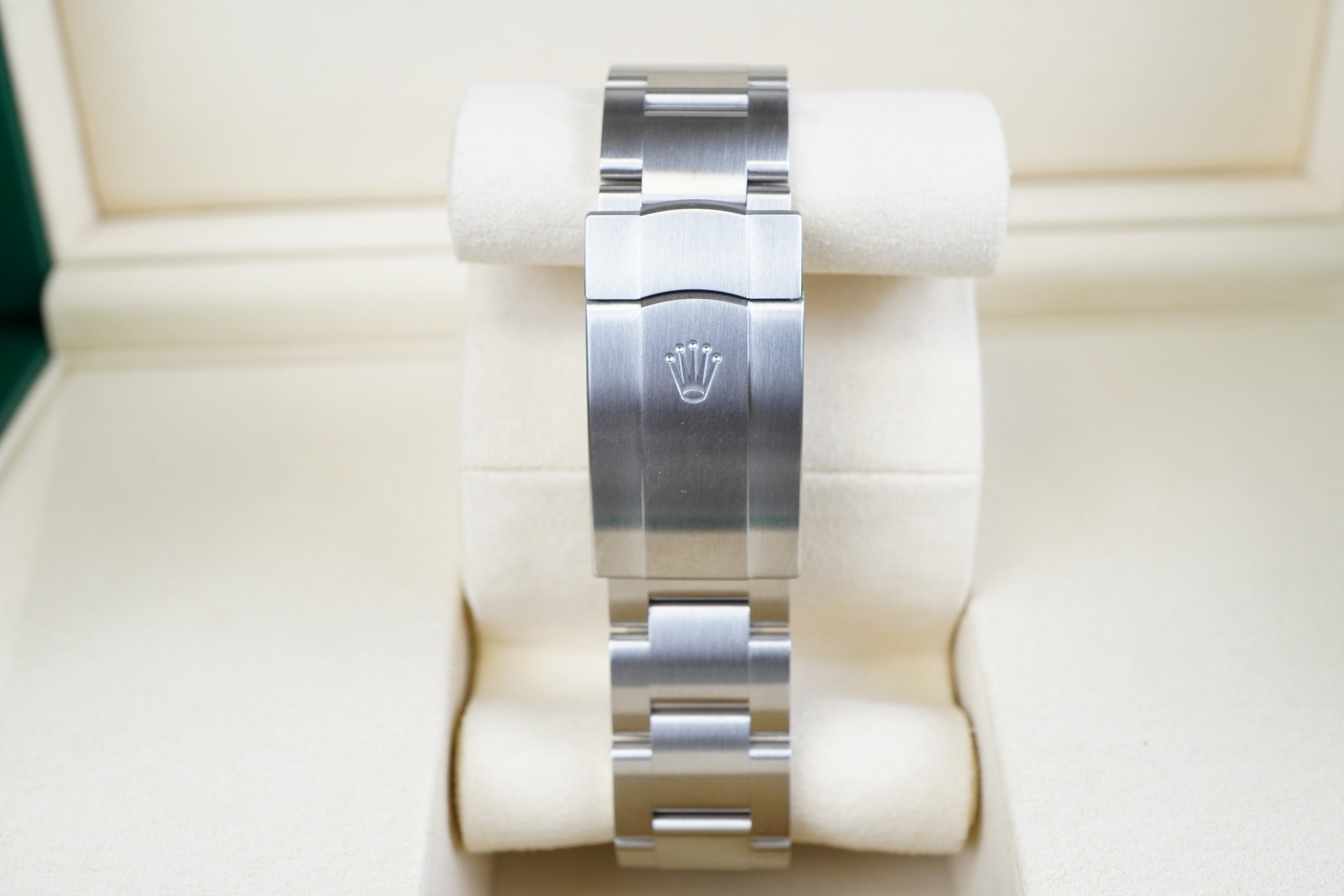 Rolex Oyster Perpetual 134300 Stainless Dial Pistachio Dial