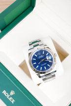 Rolex Datejust 126334 Oyster Stainless Steel Blue Dial