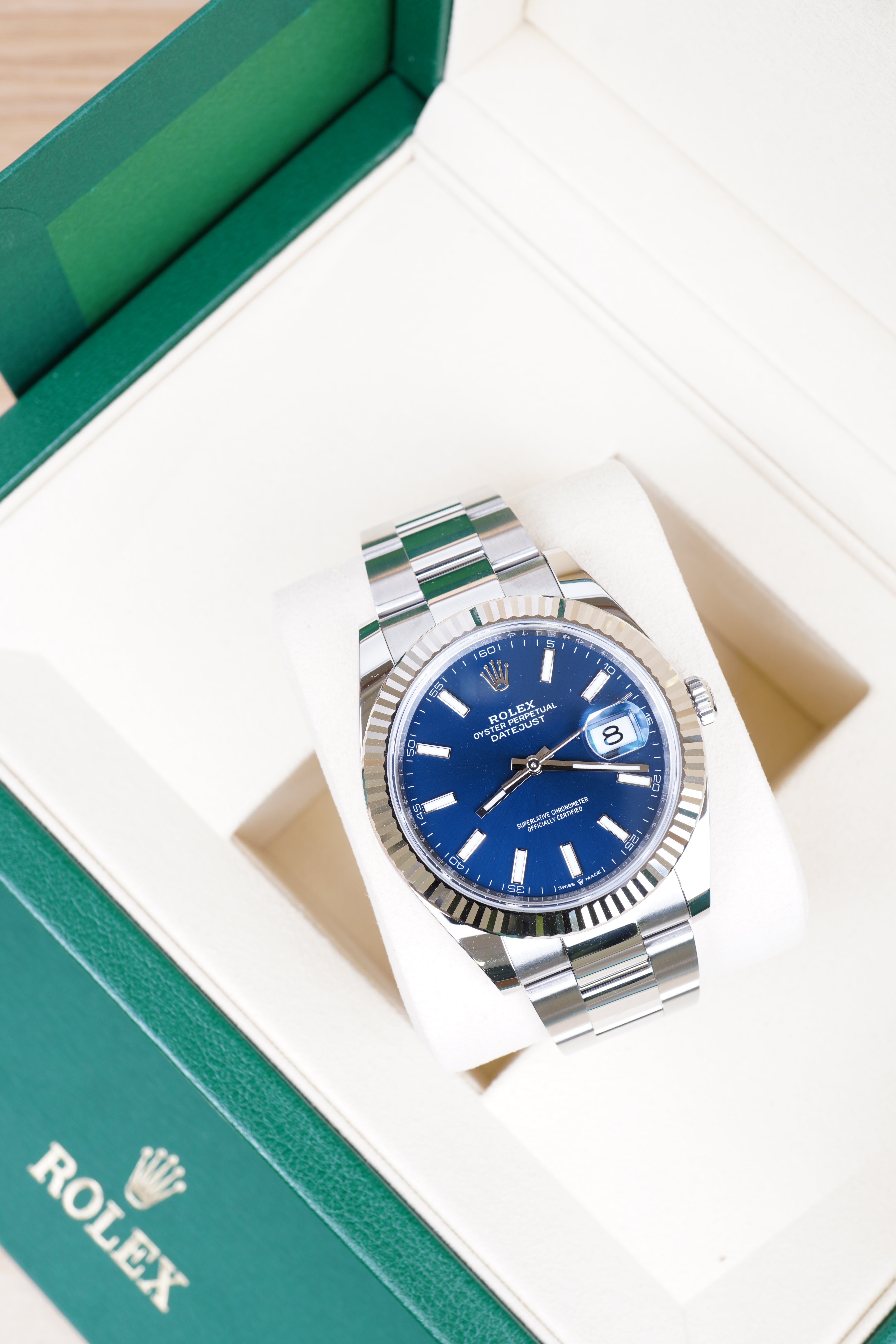 Rolex Datejust 126334 Oyster Stainless Steel Blue Dial