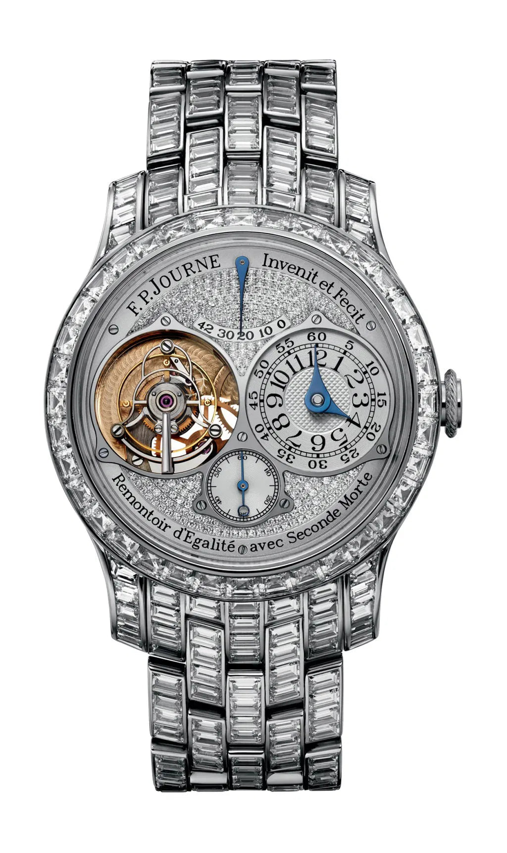 F.P.Journe Tourbillon Souverain Set with Diamonds