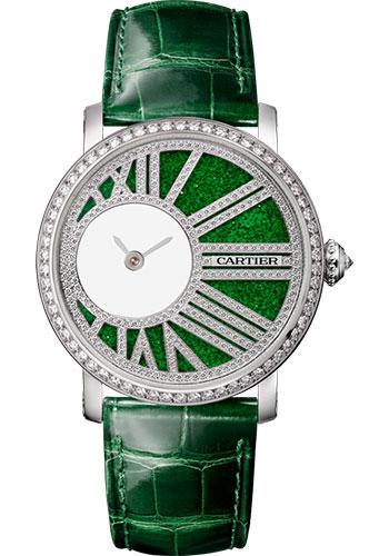 Cartier HPI01300 Rotonde de Cartier Mysterious Movement 35mm White Gold Case
