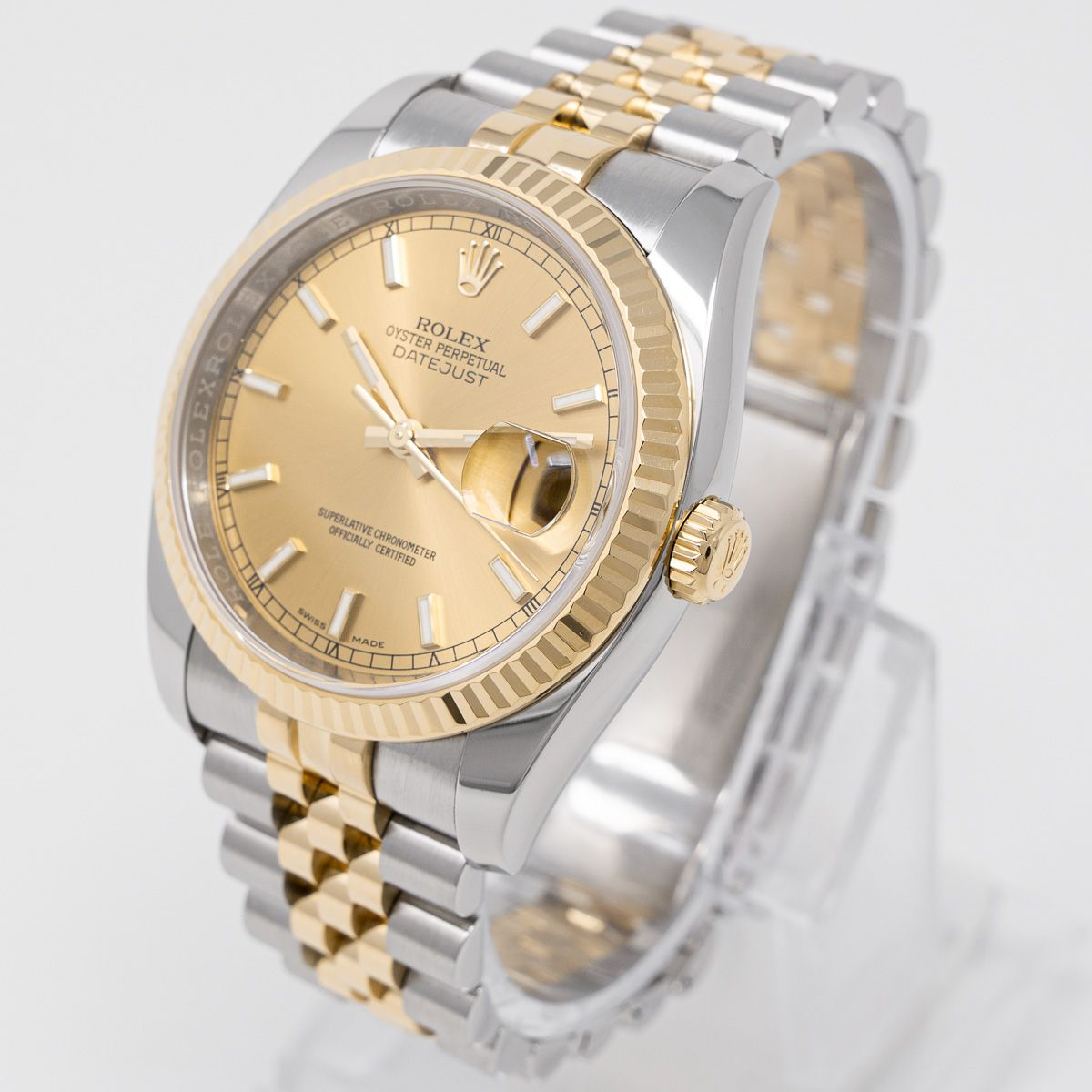116233, Steel & Gold, Champagne Dial, Jubilee Bracele Secondary image