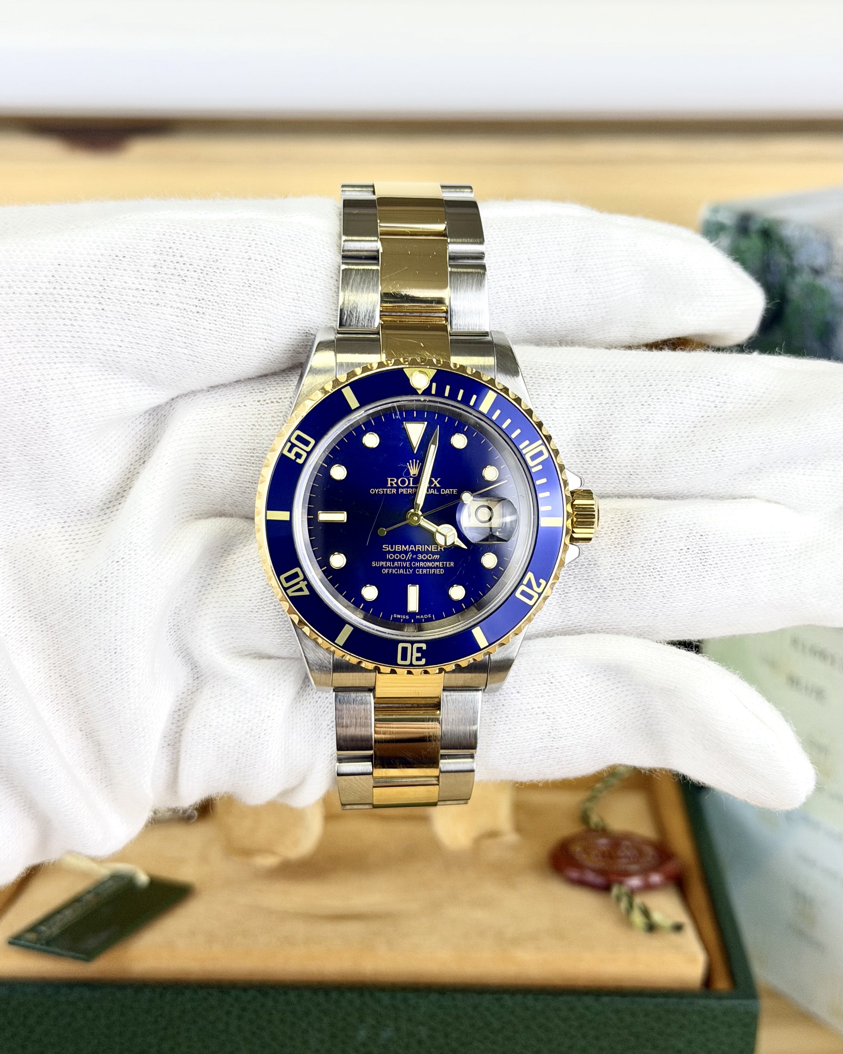 Rolex Submariner 16613 Bluesy Two Tone Stainless Steel & 18K Yellow Gold Main image
