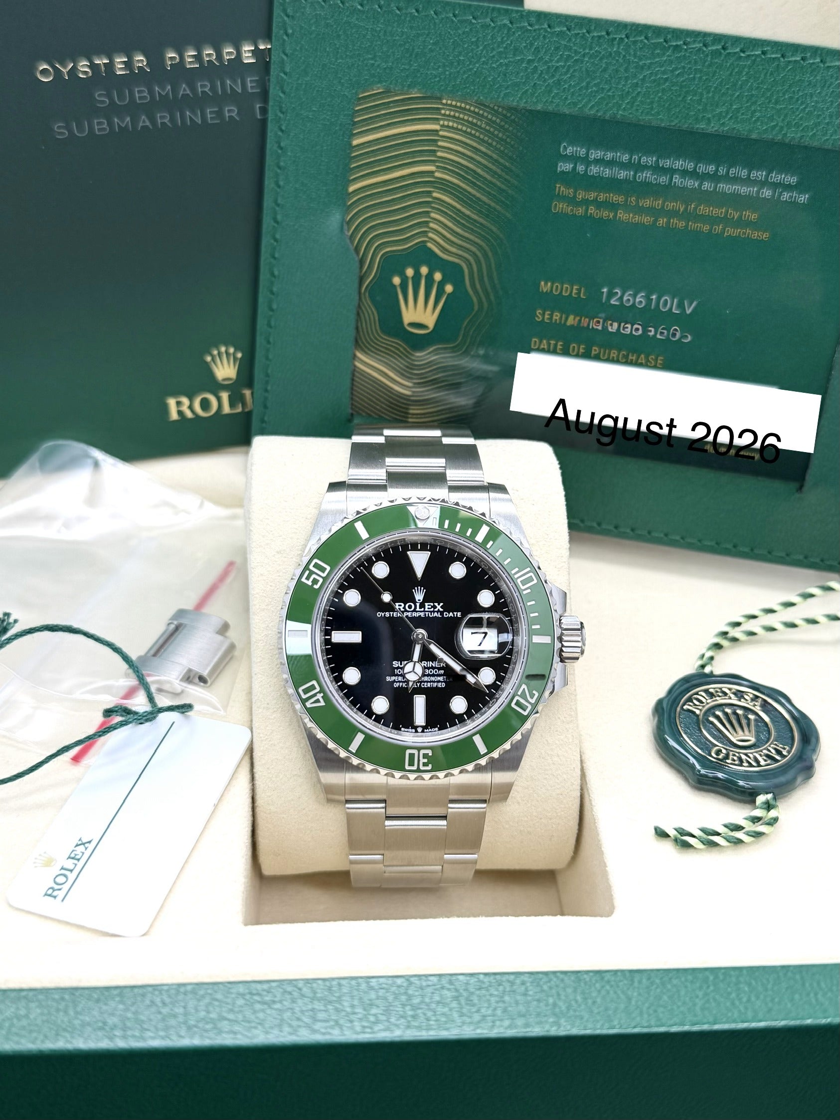 Rolex Submariner Date 126610LV Starbucks Stainless Steel