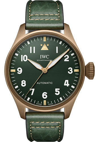 IWC Pilot IW329702 Big ’s 43 Spitfire Bronze Case - Green Dial - Green Buffalo Leather Strap Main image