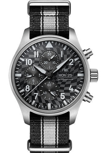 IWC Pilot IW377904 ’s Chronograph Edition IWC x Hot Wheels™ Racing Works Titanium Case - Black Dial - Black And Grey Textile Strap Limited Edition of 50 Main image
