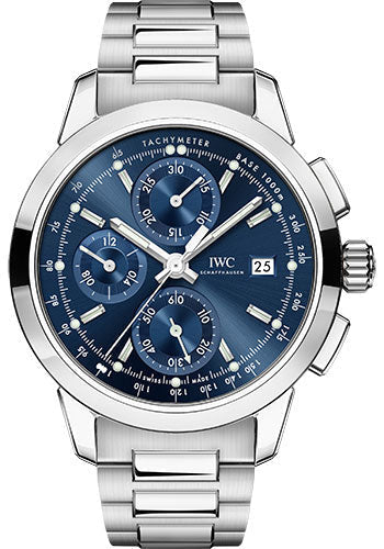 IWC Ingenieur IW380802 Chronograph 42.3mm Stainless Steel Case - Blue Dial - Steel Bracelet Main image