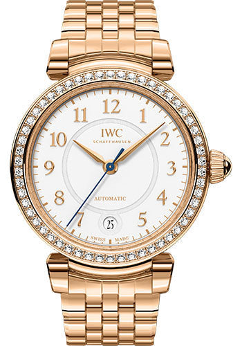 IWC IW458310 Da Vinci Automatic 36 36.0mm 5N Gold Case - Silver Dial - 5N Gold Bracelet Main image