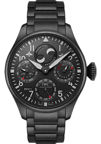 IWC Pilot IW503604 Big ’s Perpetual Calendar TOP GUN Ceratanium Ceratanium® Case - Black Dial - Ceratanium® Bracelet