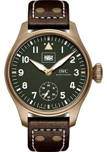 IWC Pilot IW510506 Big ’s Big Date Spitfire Edition Mission Accomplished - Bronze Case - Green Dial - Brown Calfskin Strap Limited Edition of 500 Main image
