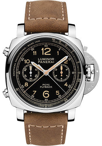 Panerai Luminor PAM00653 Yachts Challenge - 44mm - Polished Steel - Black Dial