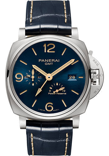 Panerai Luminor PAM00964 Due GMT Power Reserve - 45mm - Brushed Titanium