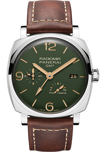Panerai Radiomir PAM00999 GMT Power Reserve - 45mm - Polished Steel Main image